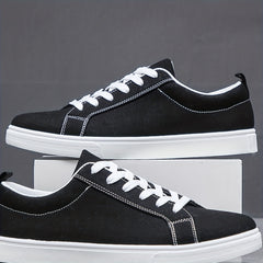 Men's Lace-up Sneakers Skate Shoes Breathable Walking Shoes