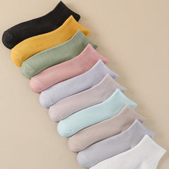10 Pairs Mixed Short Socks Breathable Ankle Stockings