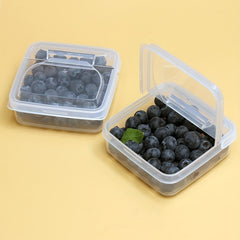 2pcs Transparent Food Storage Box Plastic Refrigerator