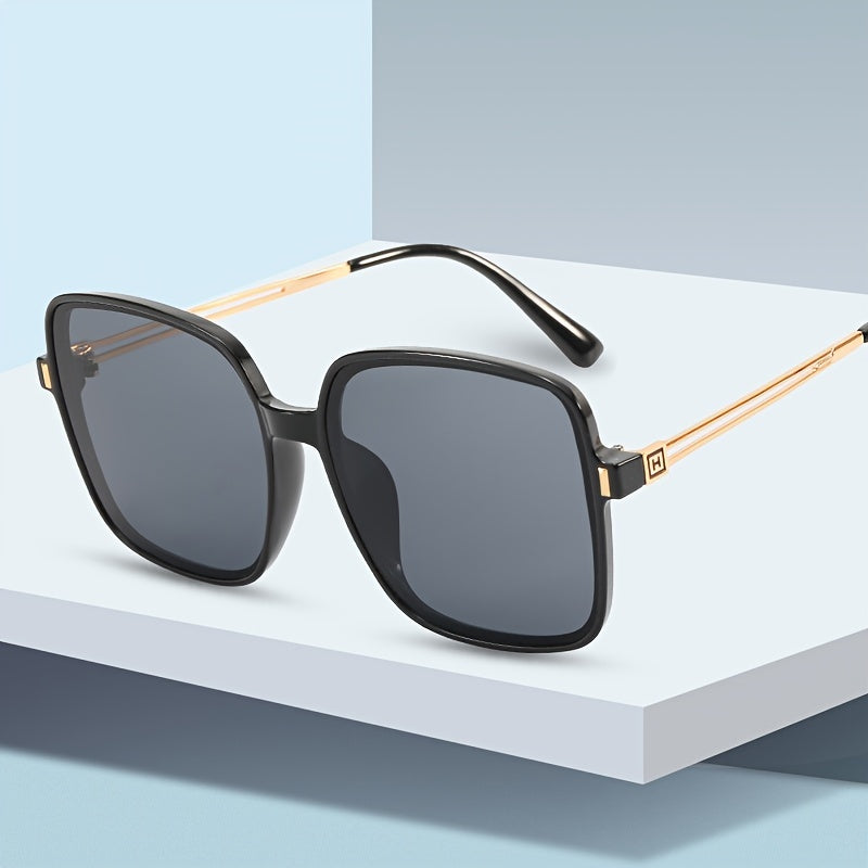 70s Vintage Oversized Sunglasses Women Men With Zipper Box
