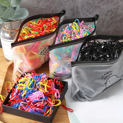1000pcs Candy Girl's Hair Braider Rubber Band Remover