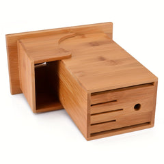 Bamboo Kitchen Utensil Holder Block Home Organizer
