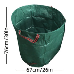 1 Pack Garden Pp Deciduous Bag Corrosion resistant Green Deciduous Storage Bag
