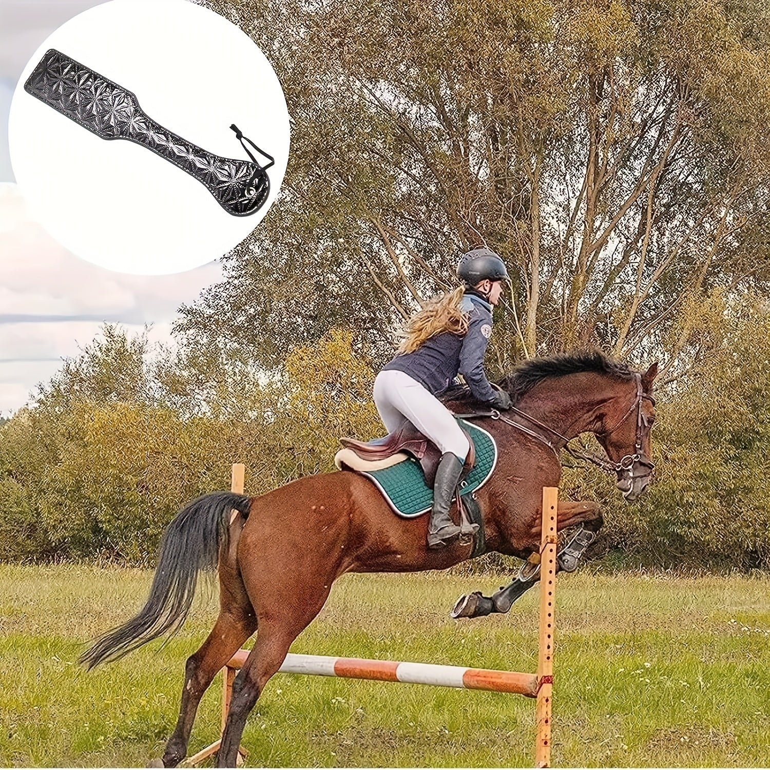 3D Texture Riding Crop Horse Whip For Training Horse Equestrian