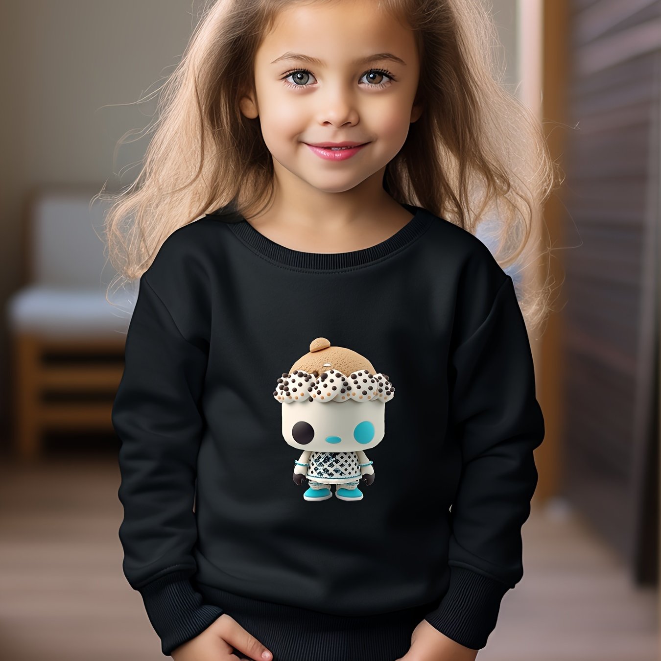 OERYUI Kids Graphic Sweatshirt Comfy Pullover Boys Girls Toy Gift