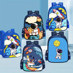 Rocket Moon Astronaut Schoolbag Laptop Bags Outdoor Sports Backpack