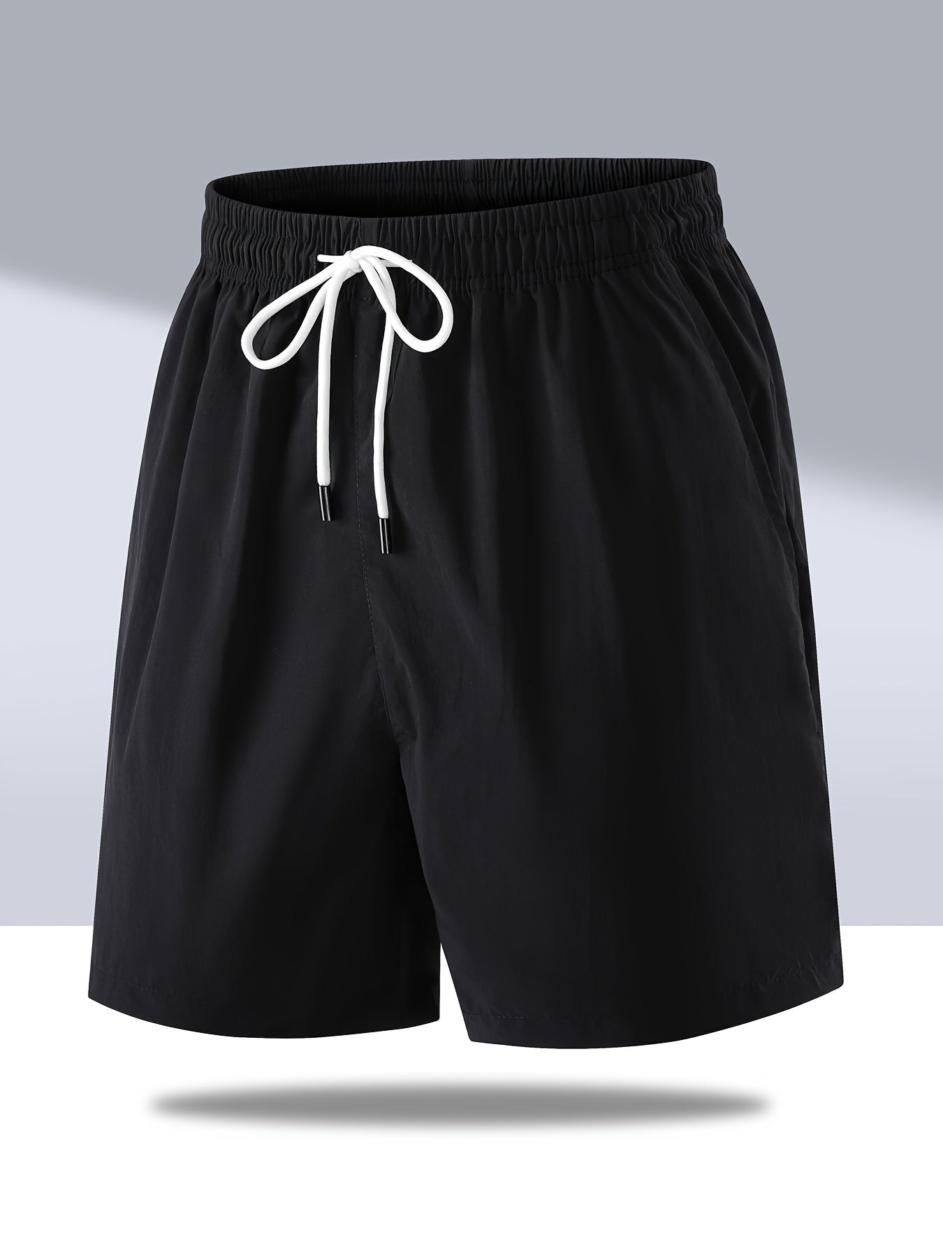 Men's Lightweight Drawstring Shorts Summer Casual Loose Fit Outdoors Clothing