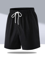 Men's Lightweight Drawstring Shorts Summer Casual Loose Fit Outdoors Clothing