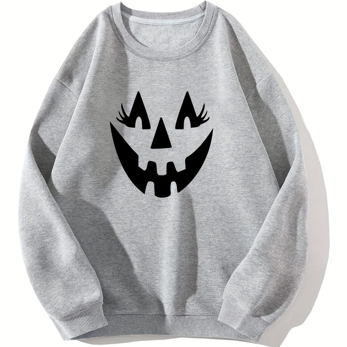 Y2K Cartoon Printed Warm Sports Sweatshirts For Halloween