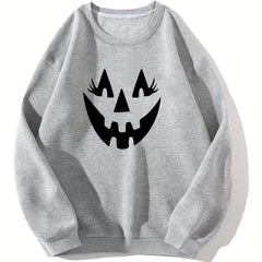 Y2K Cartoon Printed Warm Sports Sweatshirts For Halloween