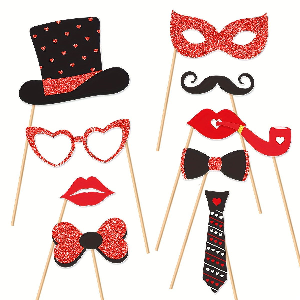 30pcs Wedding Photo Props Funny Party Decoration