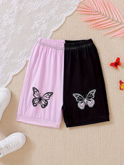 Soft Girls Butterfly Print Lounge Shorts