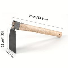 Manganese Steel Gardening Small Hoe Pickaxe Rake Handheld Digging Tool