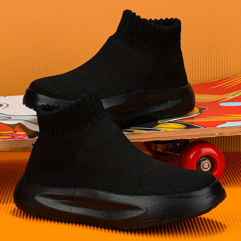 Unisex Kids Slip On Sock Shoes Breathable Sneakers Chunky Shoes