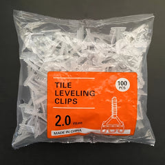 100pcs Tile Leveling Clips 2mm Tile Leveling Spacers Tile Leveling System