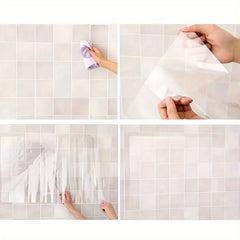 High Temp Resistant Transparent Proof Stickers for Kitchen Glass Tile