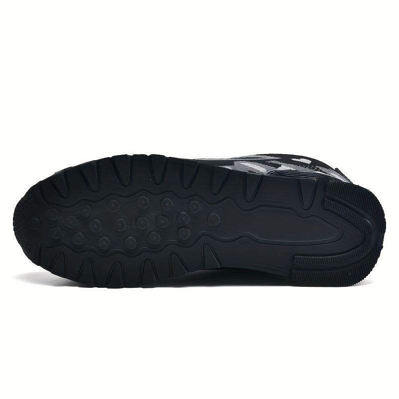Women's Camo Sneakers Knitted Letter Non Slip Outdoor Shoes