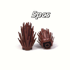 5pcs Farm Grass Shrub Garden Set with Fence for Ages 6 8