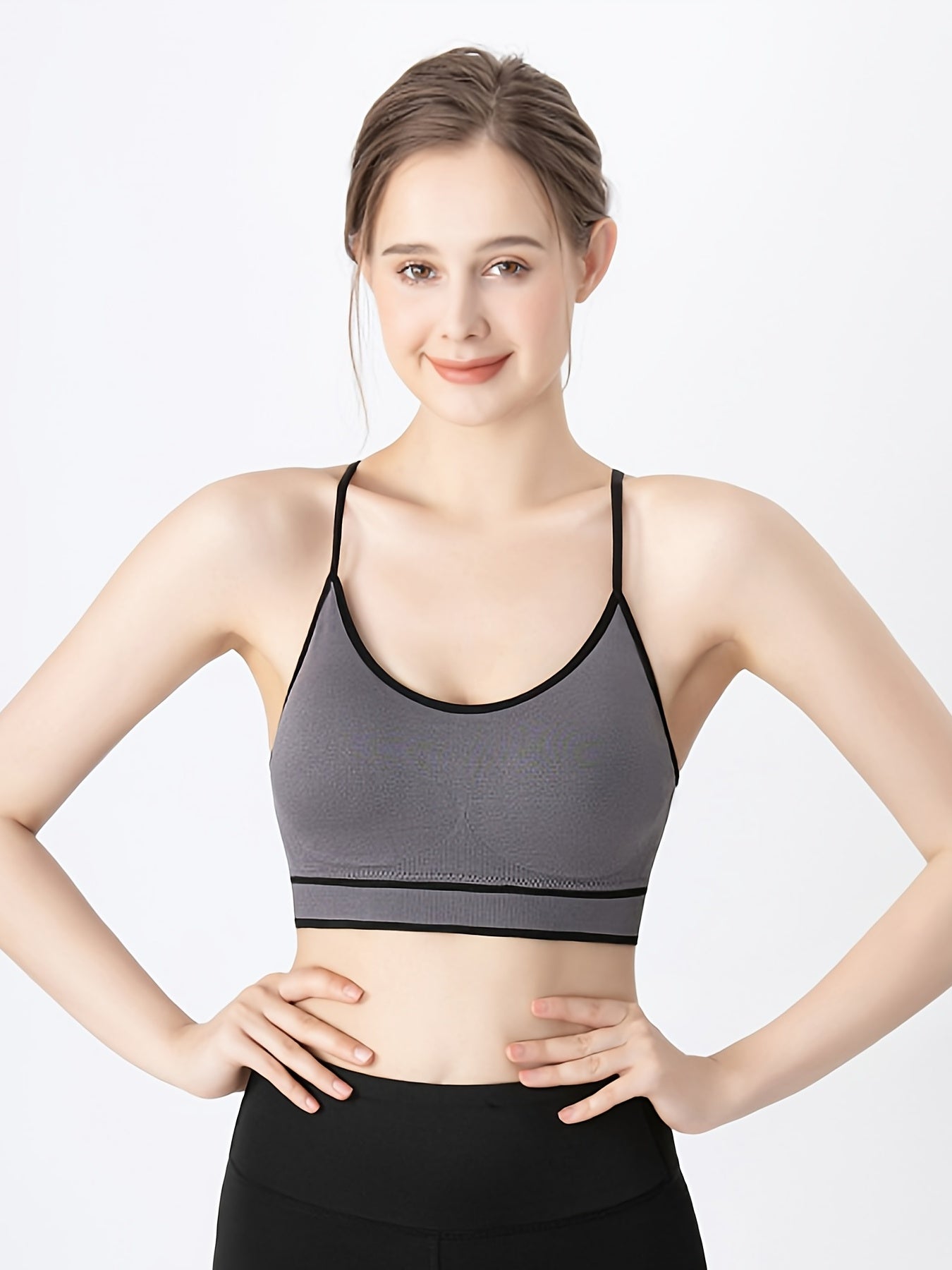 Seamless Solid Wireless Bra Comfy & Breathable Intimates Bra