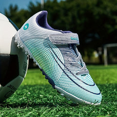 Kids Non slip Football Shoes Training TF Cleats Lightweight Soccer Shoes