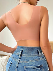 Lace Push Up Bra with Front Buckle Straps