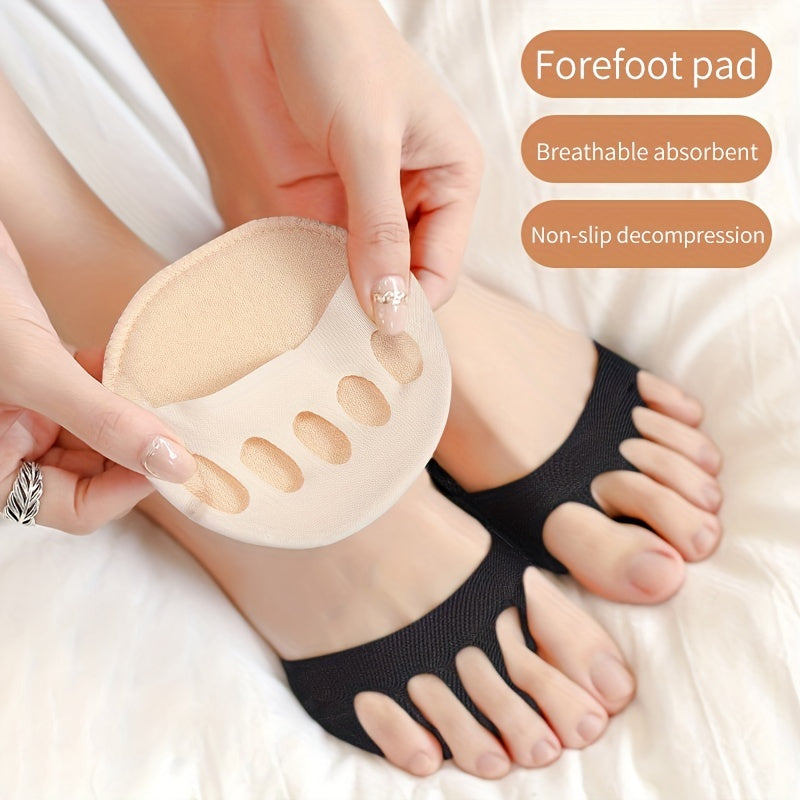Front Foot Pads Anti Pain High-heeled Shoes Corns Foot Pain Care Socks