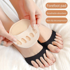 Front Foot Pads Anti Pain High-heeled Shoes Corns Foot Pain Care Socks