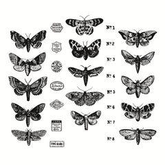 Butterfly Clear Stamps Scrapbooking Decor DIY Greeting Card