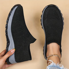 Breathable Slip On Mesh Sneakers Women's Footwear