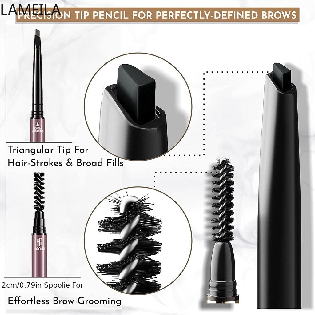 Waterproof Ultra Fine Brow Pencil for Precise Brow Definition