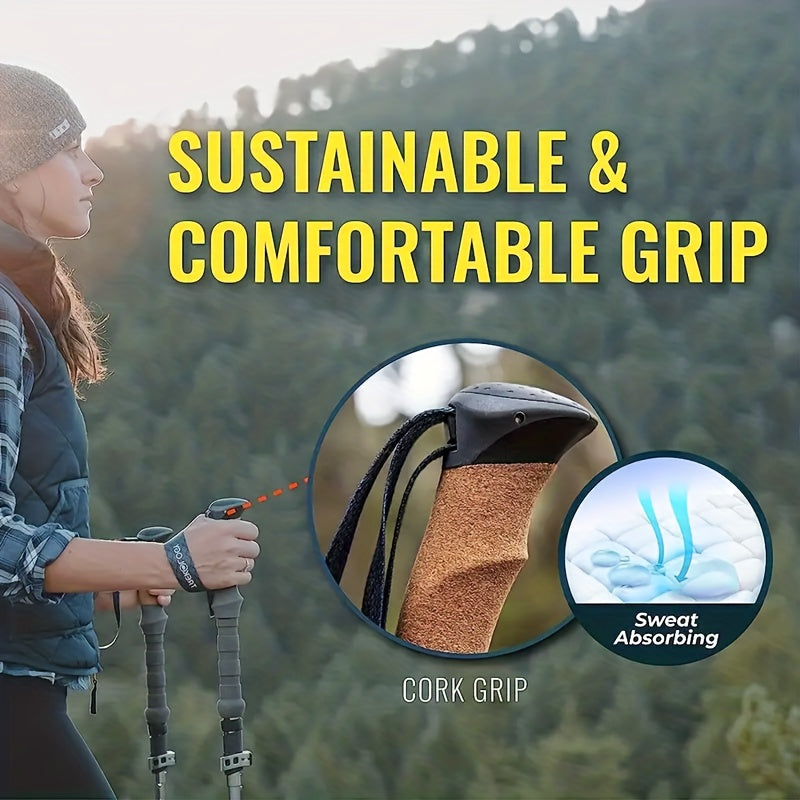 Retractable Folding Hiking Pole Portable Walking Stick