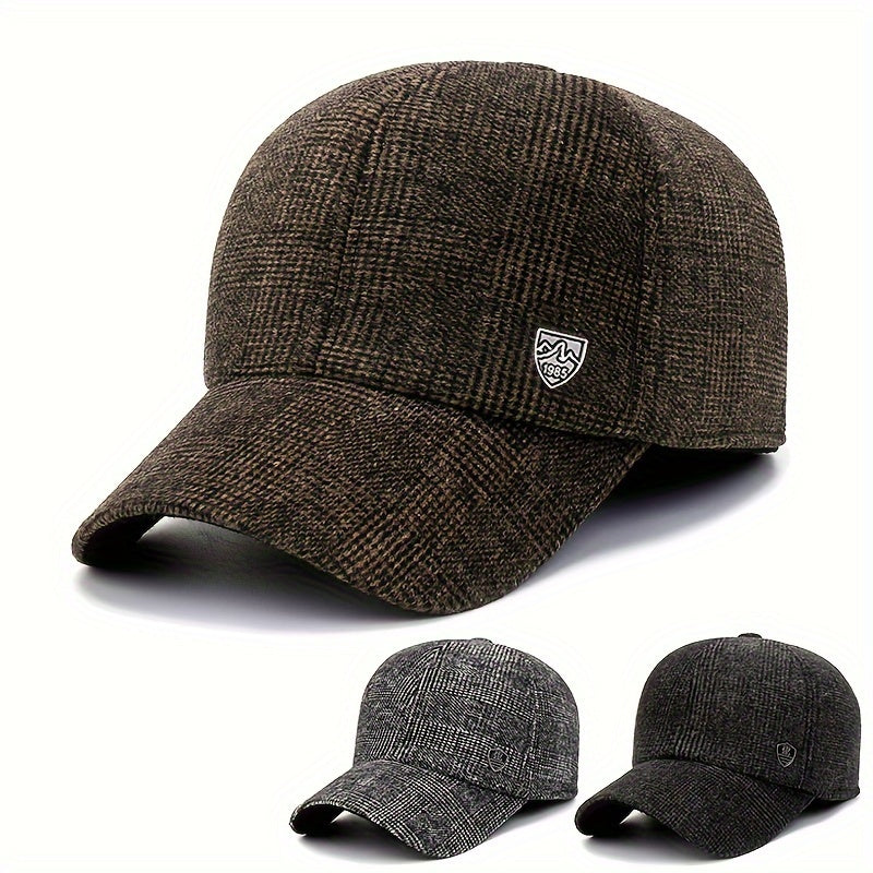 Winter Ear Protection Woolen Hat Outdoor Skiing Cap Coldproof Windproof Velvet