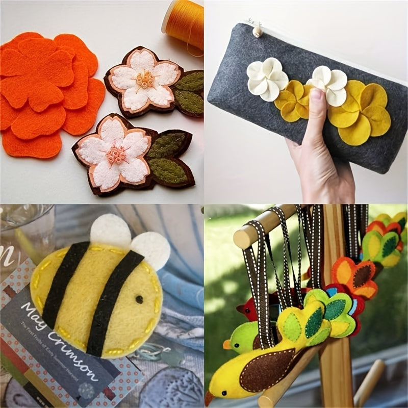40 Colours Felt Fabric Craft Felt Sheets Non Woven Fabric for DIY Crafts Sewing