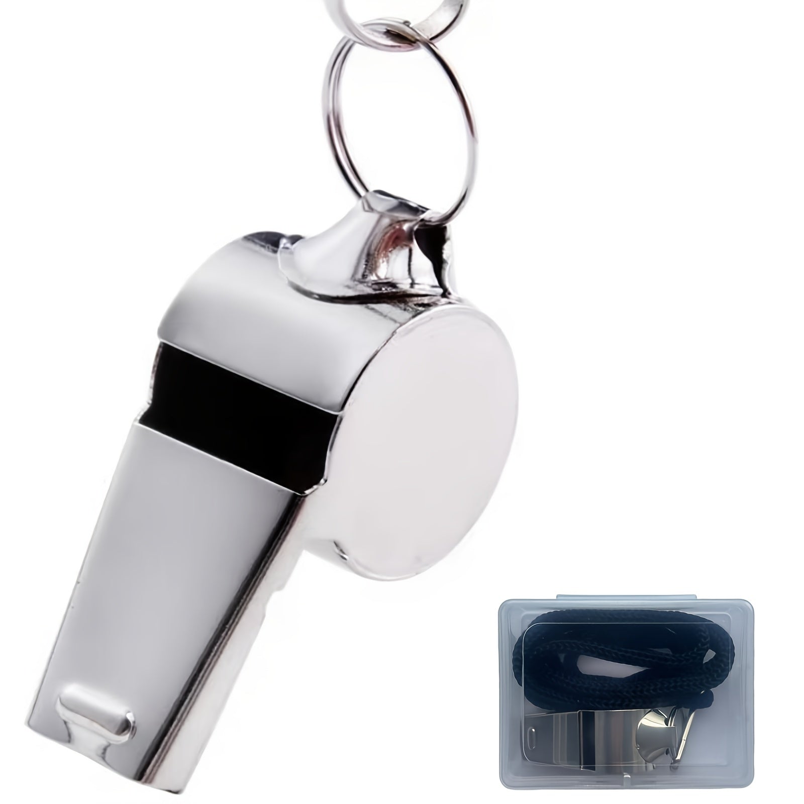 Stainless Steel Sports Whistle - Loud, Clear, Durable