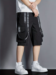 Men's Lightweight Cargo Shorts Streetwear Techwear