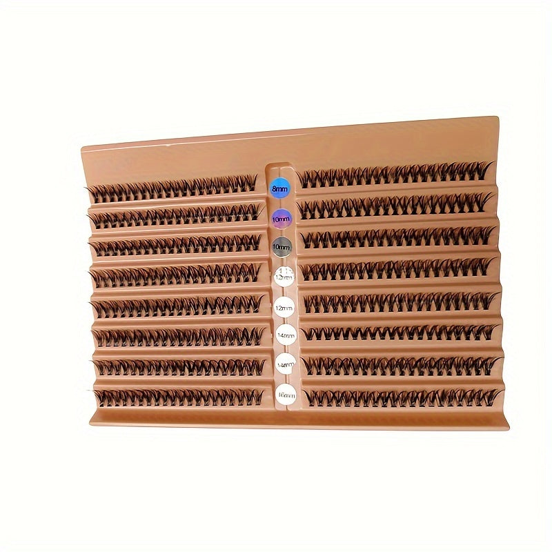 Natural Look Lash Clusters Wispy D Curl Eyelash Extension 16mm