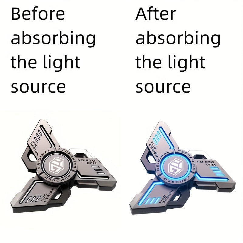 Luminous Fidget Spinner Antistress Mute Bearing R188 Alloy Metal