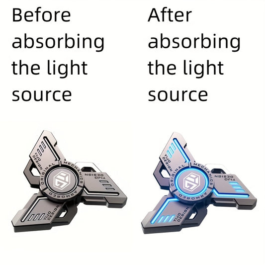 Luminous Fidget Spinner Antistress Mute Bearing R188 Alloy Metal