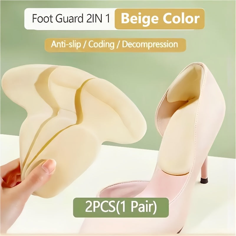 Shoe Pads for Comfort and Protection, Heel Protectors, Reusable and Waterproof