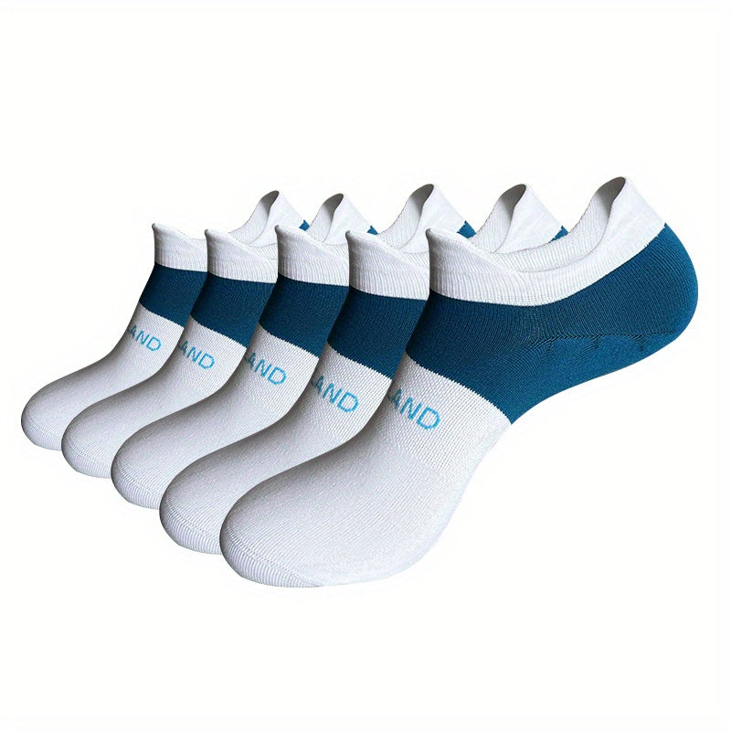 Men's Compression Ankle Socks Soft Nylon Striped Short Socks