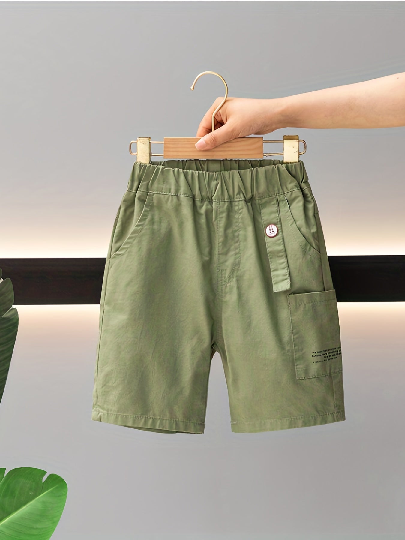 Boys Cargo Shorts with Pockets for Summer