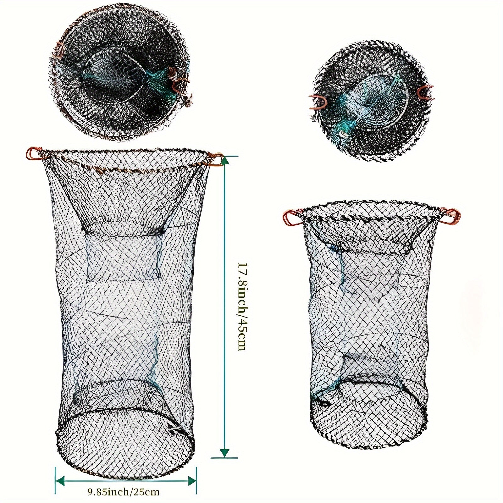 1pc Fishing Bait Trap Crab Trap Collapsible Casting Net