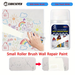 Small Roller Brush Wall Repair Paint DIY Waterproof Latex Cream