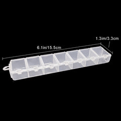 Transparent Plastic DIY Jewelry Storage Box