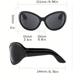 Y2K Wrap Around Sunglasses UV400 Sun Shades