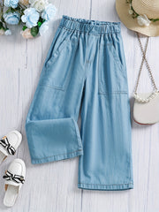 Girls Casual Wide Leg Pants Spring Summer Clothes