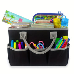 Functional Tote Bag Large Artist Tote Bag With Storage Pockets