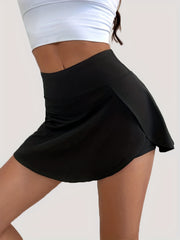 Women's Anti Runout Short Skirt Loose Running Shorts