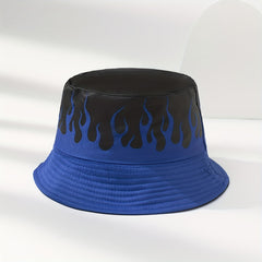 Flame Pattern Fisherman Hat Unisex Outdoor Beach Travel