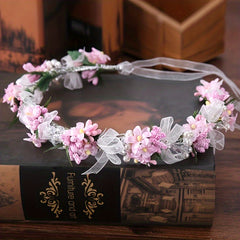 Rhinestones Flower Headband Hair Accessories Crown Wedding Decoration